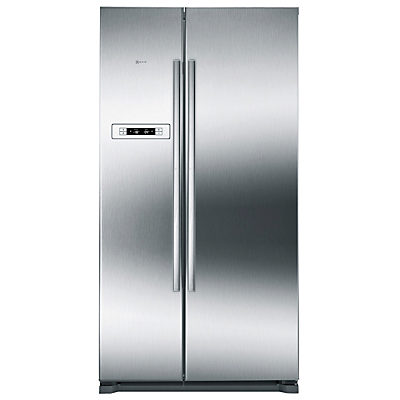 Neff KA7902I20G American Style Fridge Freezer, A+ Energy Rating, 90cm Wide, Stainless Steel Neff KA7902I20G American Style Fridge Freezer, A+ Energy Rating, 90cm Wide, Stainless Steel